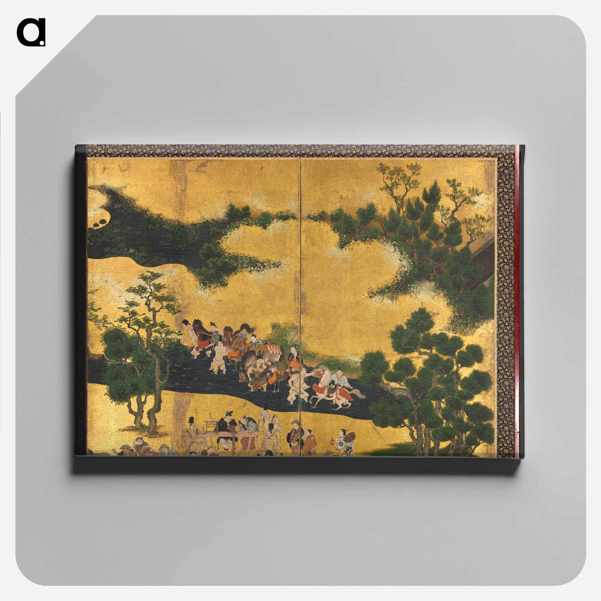 アートパネル-Horse Race at the Kamo Shrine
 - クリーブランド美術館 Canvas.
