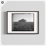 Abandoned house and land, Hall County, Texas - Dorothea Lange Poster.