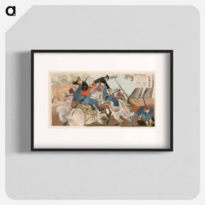 アートポスター-Great Free-for-All Battle at Longwang Temple
 - セントルイス美術館 Poster.