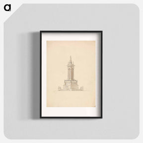 アートポスター-Design for a Naval Monument: Elevation
 - イェール大学アートギャラリー Poster.