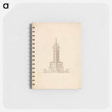 アートメモ帳-Design for a Naval Monument: Elevation
 - イェール大学アートギャラリー Memo.