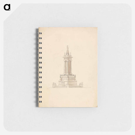 アートメモ帳-Design for a Naval Monument: Elevation
 - イェール大学アートギャラリー Memo.