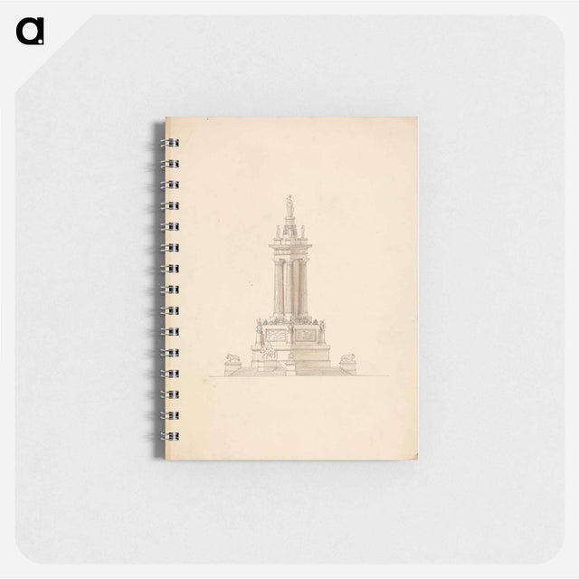 アートメモ帳-Design for a Naval Monument: Elevation
 - イェール大学アートギャラリー Memo.
