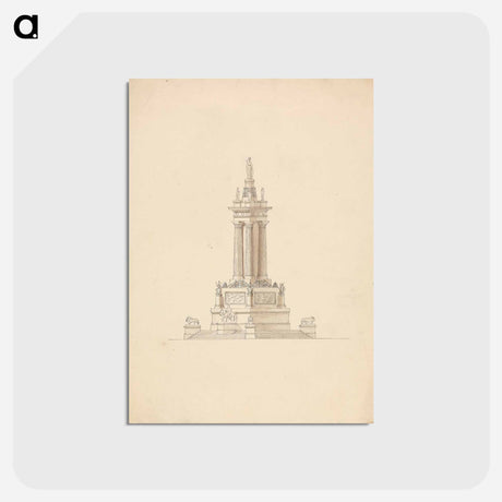 アートポストカード-Design for a Naval Monument: Elevation
 - イェール大学アートギャラリー Postcard.