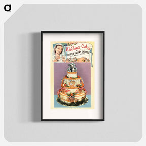 アートポスター-Wedding Cakes
 - ボストン公共図書館 Poster.