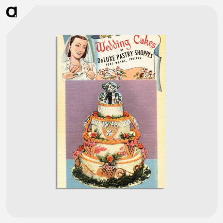 アートポストカード-Wedding Cakes
 - ボストン公共図書館 Postcard.