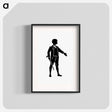 アートポスター-Gentleman Silhouette from Michael's Crag
 - 大英図書館 Poster.