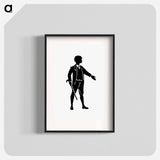 アートポスター-Gentleman Silhouette from Michael's Crag
 - 大英図書館 Poster.