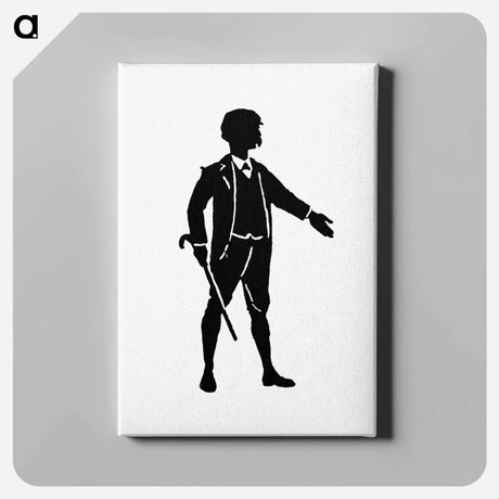 アートパネル-Gentleman Silhouette from Michael's Crag
 - 大英図書館 Canvas.