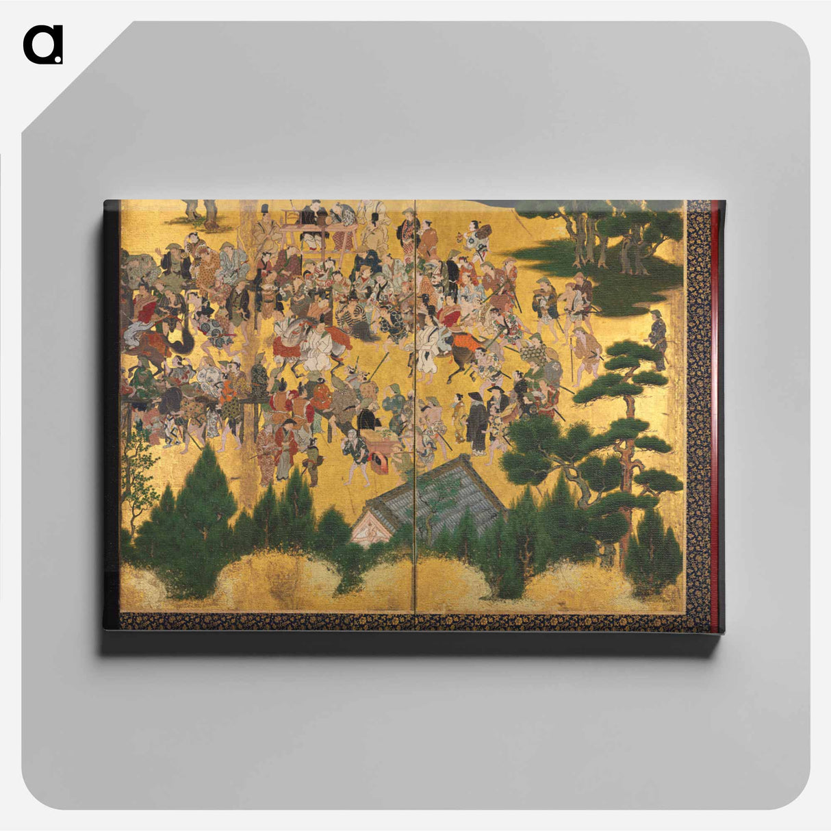 アートパネル-Horse Race at the Kamo Shrine
 - クリーブランド美術館 Canvas.