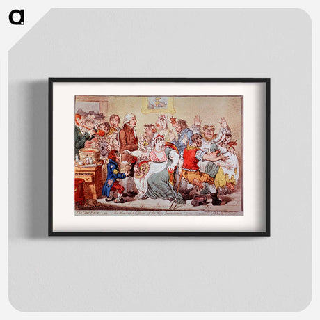 アートポスター-Cow Pock-or-the Wonderful Effects of the New Inoculation!: Vide-the Publications of ye Anti-Vaccine Society
 - 国立医学図書館 Poster.