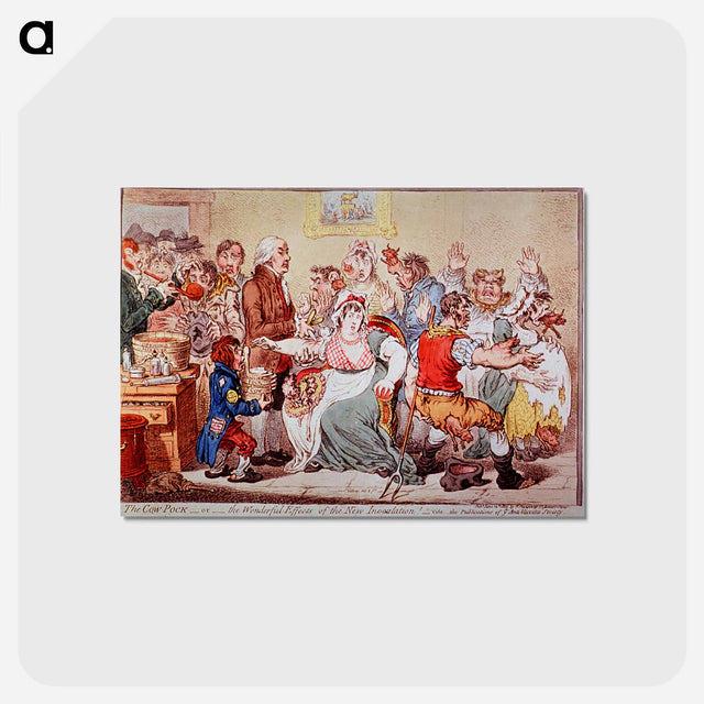 アートポストカード-Cow Pock-or-the Wonderful Effects of the New Inoculation!: Vide-the Publications of ye Anti-Vaccine Society
 - 国立医学図書館 Postcard.
