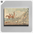 アートパネル-Foxhunting: Near the Death
 - イェール大学アートギャラリー Canvas.