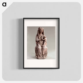 アートポスター-Enthroned Virgin and Child
 - バーンズ・コレクション Poster.
