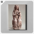 アートパネル-Enthroned Virgin and Child
 - バーンズ・コレクション Canvas.