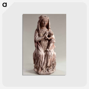 アートポストカード-Enthroned Virgin and Child
 - バーンズ・コレクション Postcard.