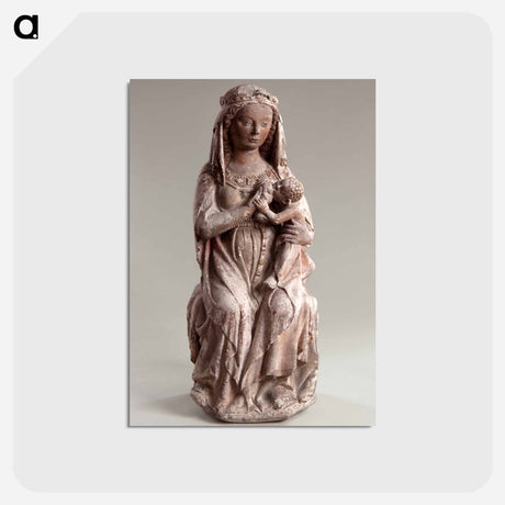 アートポストカード-Enthroned Virgin and Child
 - バーンズ・コレクション Postcard.