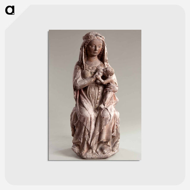 アートポストカード-Enthroned Virgin and Child
 - バーンズ・コレクション Postcard.