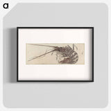 Hokusai's Large Lobster - Katsushika Hokusai Poster.