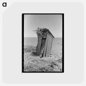 アートポストカード-Sharecropper's Privy
 - ラッセル リー Postcard.