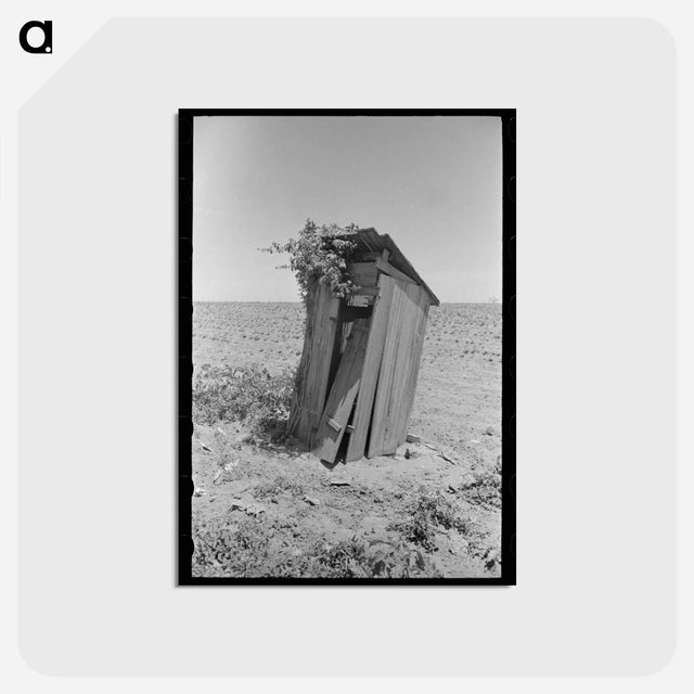 アートポストカード-Sharecropper's Privy
 - ラッセル リー Postcard.