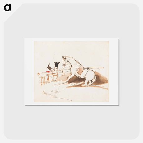 アートポストカード-A Hunting Accident
 - イェール大学アートギャラリー Postcard.
