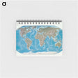 アートメモ帳-World Physical Map
 - ボストン公共図書館 Memo.