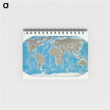 アートメモ帳-World Physical Map
 - ボストン公共図書館 Memo.