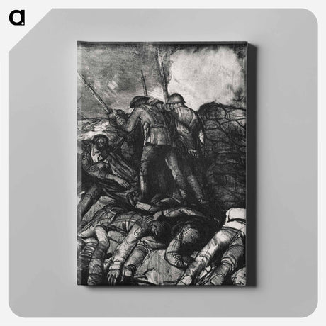 アートパネル-The Charge, Right Detail
 - ボストン公共図書館 Canvas.