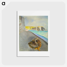 アートポストカード-Large Cliff: the Eel - アンリ マティス Postcard.