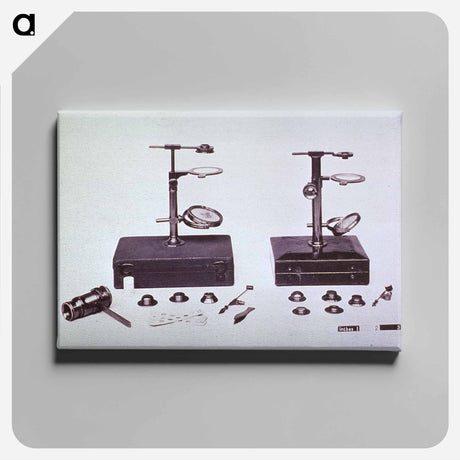 アートパネル-Early Microscope and Attachments
 - 国立医学図書館 Canvas.