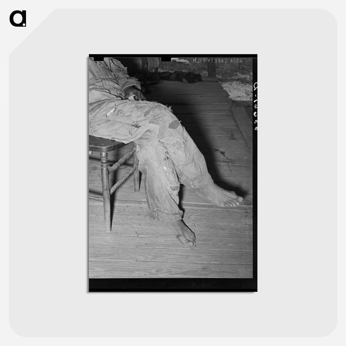 アートポストカード-Tenant Farmer's Clothing
 - ラッセル リー Postcard.