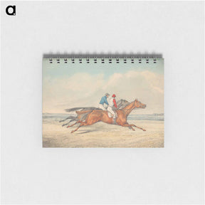 アートメモ帳-Two Jockeys Galloping Neck and Neck to Right
 - イェール大学アートギャラリー Memo.