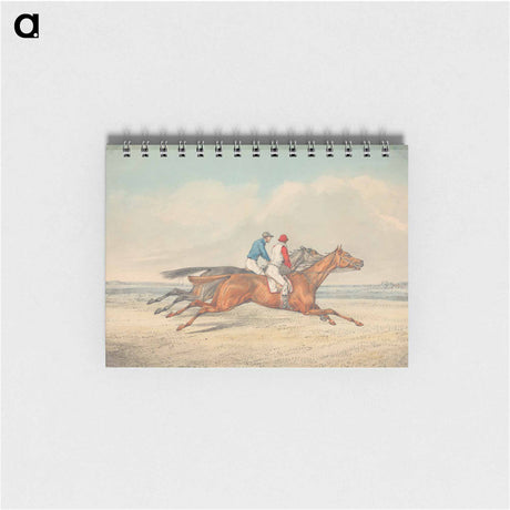 アートメモ帳-Two Jockeys Galloping Neck and Neck to Right
 - イェール大学アートギャラリー Memo.