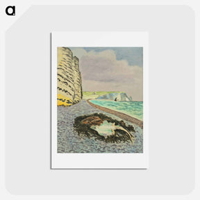 アートポストカード-Large Cliff: Two Rays - アンリ マティス Postcard.