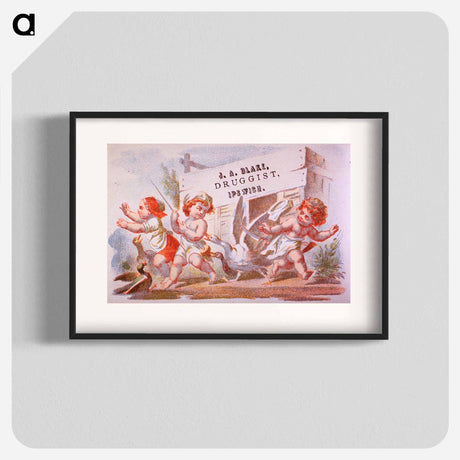 アートポスター-Advertisement for J.A. Blake, Druggist, Ipswich
 - 国立医学図書館 Poster.