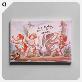 アートパネル-Advertisement for J.A. Blake, Druggist, Ipswich
 - 国立医学図書館 Canvas.