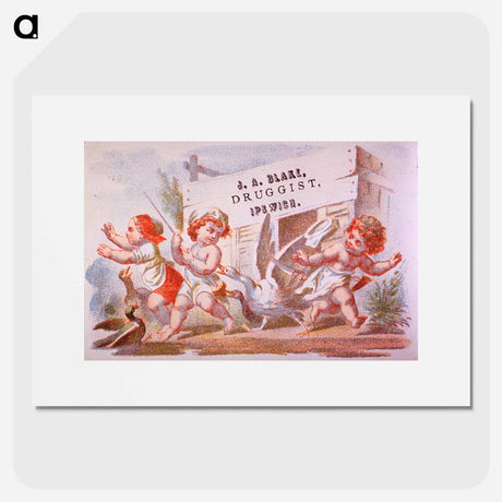 アートポスター-Advertisement for J.A. Blake, Druggist, Ipswich
 - 国立医学図書館 Poster.