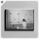 アートパネル-Migratory Labor Camp Wash Basins
 - ラッセル リー Canvas.