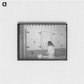 アートメモ帳-Migratory Labor Camp Wash Basins
 - ラッセル リー Memo.