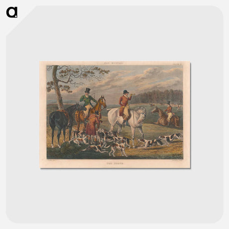 アートポストカード-Fox Hunters - The Death
 - イェール大学アートギャラリー Postcard.