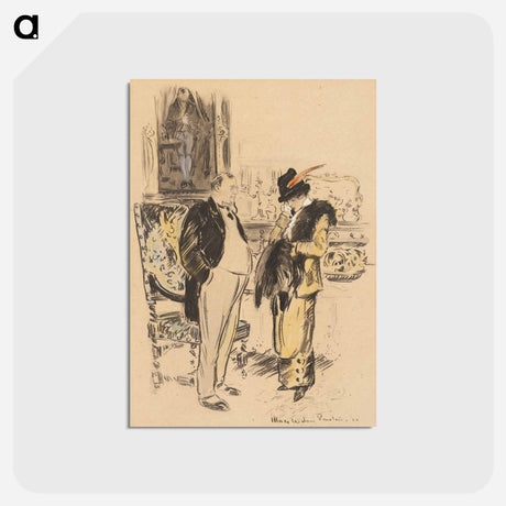アートポストカード-Woman and Man
 - バーンズ・コレクション Postcard.