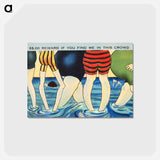 アートポストカード-Find Me In This Crowd
 - ボストン公共図書館 Postcard.