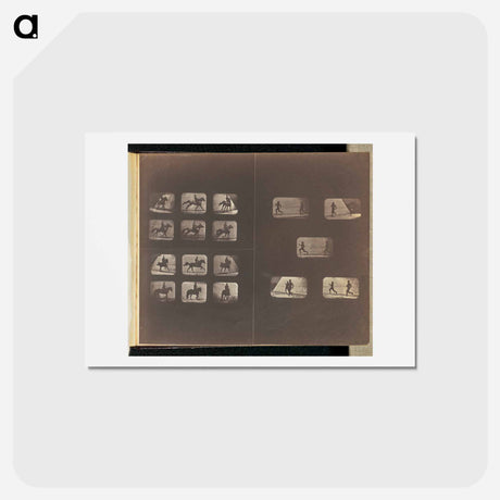 アートポストカード-Running. Walking. Running
 - エドワード マイブリッジ Postcard.