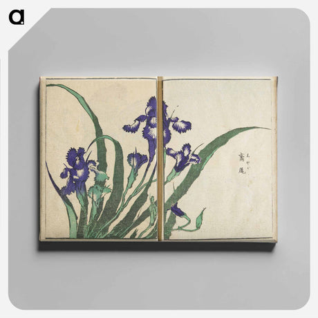 アートパネル-Transmitting the Spirit and Revealing the Form of Things: Hokusai's Garden of Pictures - 葛飾 北斎 Canvas.