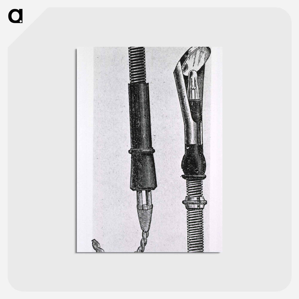 アートポストカード-Dental Instruments and Electric Mouth Lamp
 - 国立医学図書館 Postcard.