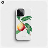 Peach fruit on a branch - Pierre Joseph Redouté Phone Case.