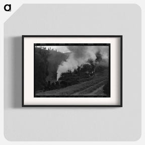 アートポスター-Narrow Gauge Valley Train
 - ラッセル リー Poster.