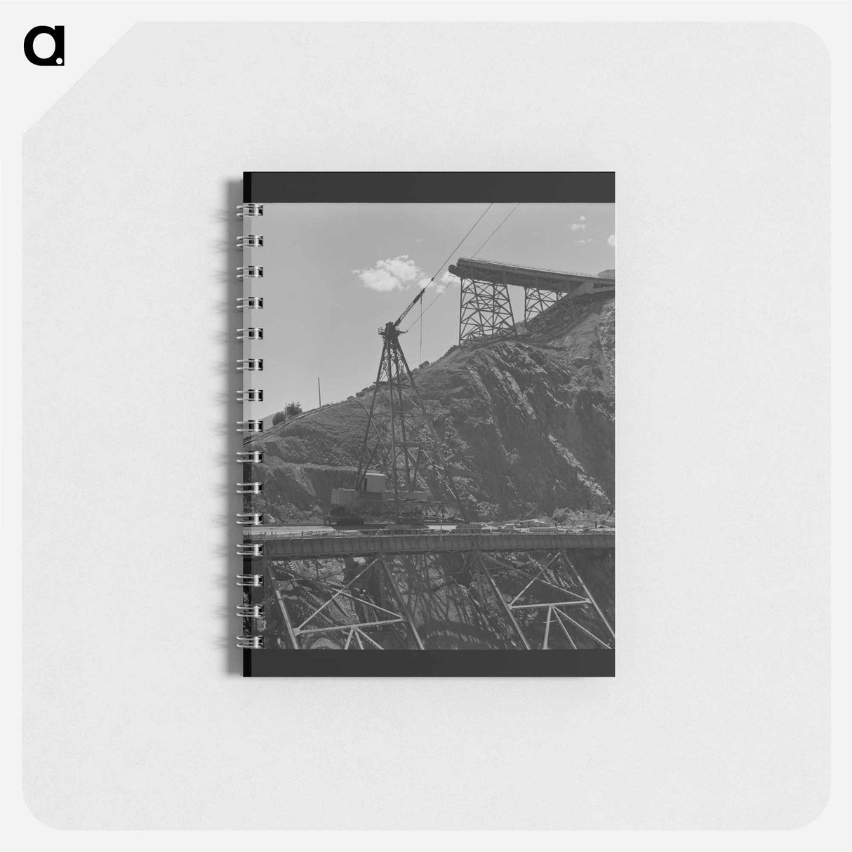 アートメモ帳-Narrow Gauge Valley Train
 - ラッセル リー Memo.
