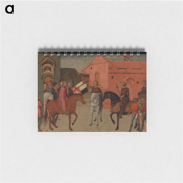 アートメモ帳-Sienese Government Officials Receiving an Embassy
 - バーンズ・コレクション Memo.